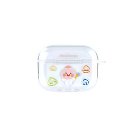 [S2B] Kakao Friends April Shower Painting AirPods Pro Transparent Slim Case - AirPods Galaxy Buds Pro Live Bluetooth Earphone Case - Made in Korea